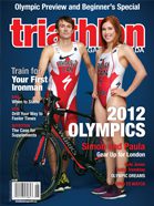 Triathletes Simon Whitfield and Paula Findlay. Triathlon Magazine Canada.