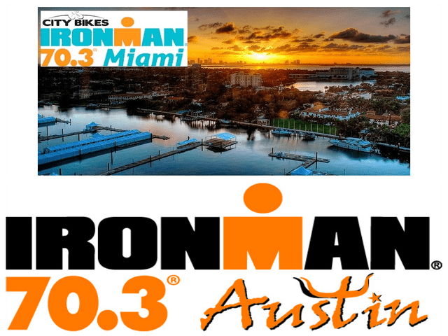 Ironman 70.3 Austin and Miami