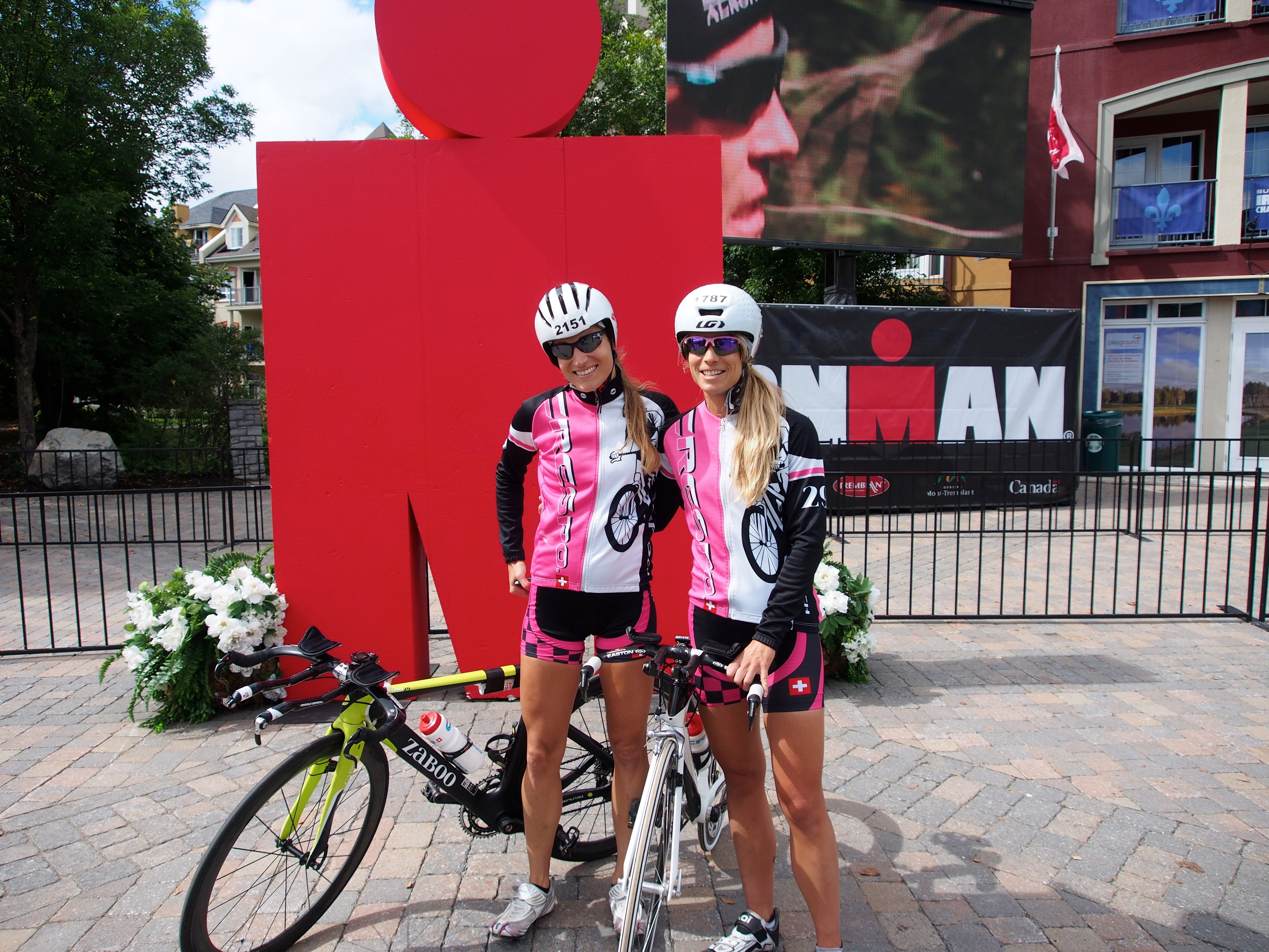 These two swiss Triathlete are very excited to be at the 2014 Ironman World Championship.