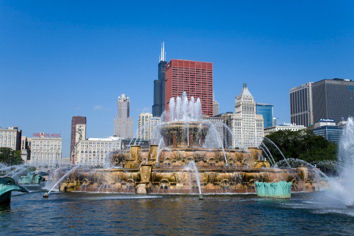 Buckingham Fountain, Chicago, Illinois, USA