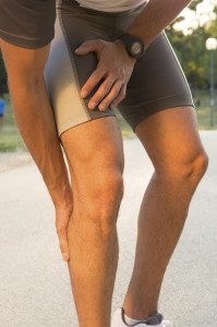 Male Having Cramp In Leg