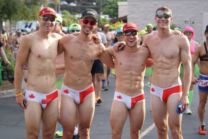 Ironman World Championship 2015. As usual the Underpants Run, which raised money for local charities, was a huge hit.
