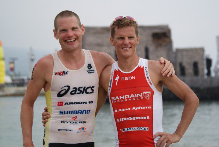 Doing Canada proud: Jeff Symonds and Brent McMahon.