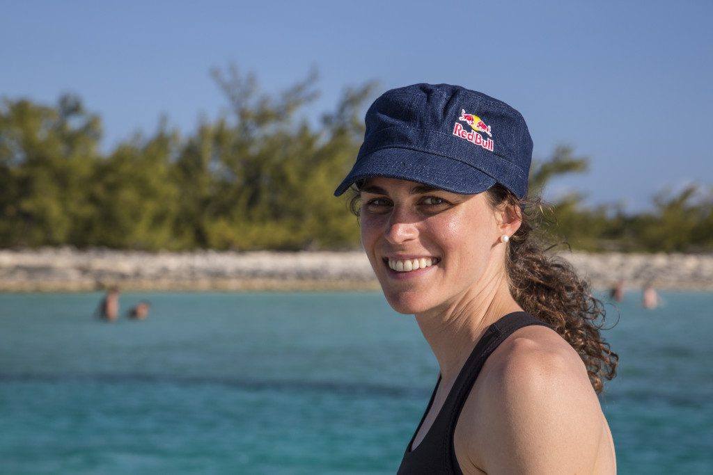 Gwen Jorgensen at Highbourne Cay in 2014. Photo: Kevin Mackinnon