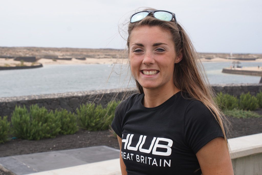 Lucy Charles had the fifth fastest swim time in Kona last October on her way to winning the 18-24 age category. 