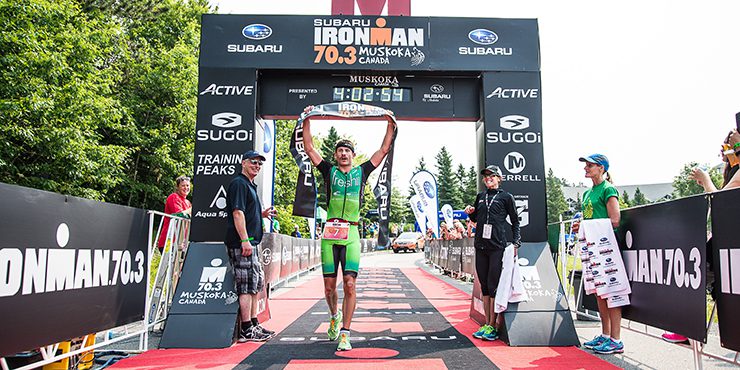 Lionel Sanders, winner of 2015 Ironman 70.3 Muskoka