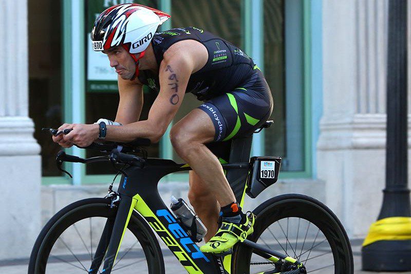 Marco Antonio Del Castillo was hit by a car while competing in Ironman 70.3 Miami on Sunday.